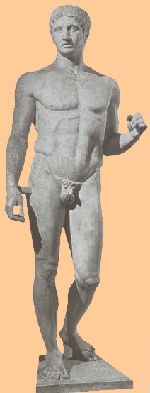 the Doryphorus of Polyclitus sans spear